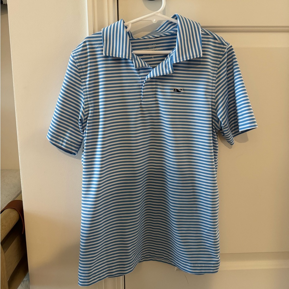 Boys vineyard vine spandex polo S